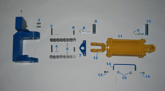 Cilindro de apoyo de brazo móvil BP – modelos MC-59 y MC-59HS